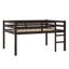 Lit mezzanine en bois avec échelle-727501771