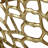 Freitas 27.5'' W Aluminum Round Coffee Table with Gold Top