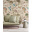 Papier peint floral avec colibris-94401260