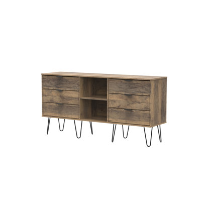 Fully Assembled Menifee 74 Cm Wide 6 Drawer Sideboard