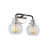 Polished Nickel/Textured Black