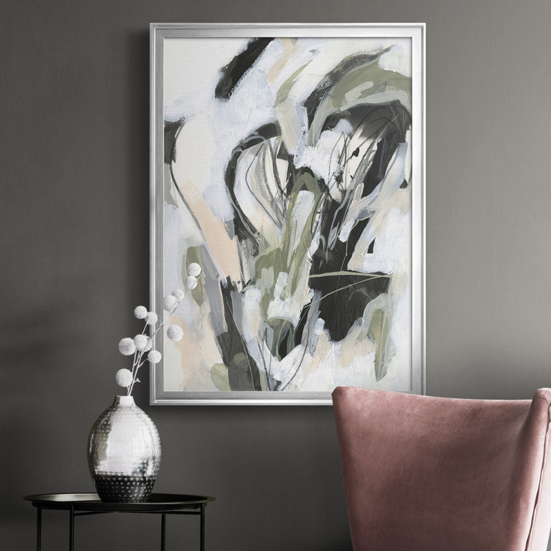 Electron Net I Electron Net I - reproduction de photo sur toile, Cadre argenté, H 30,5 po x l 22,5 po x P 1 po