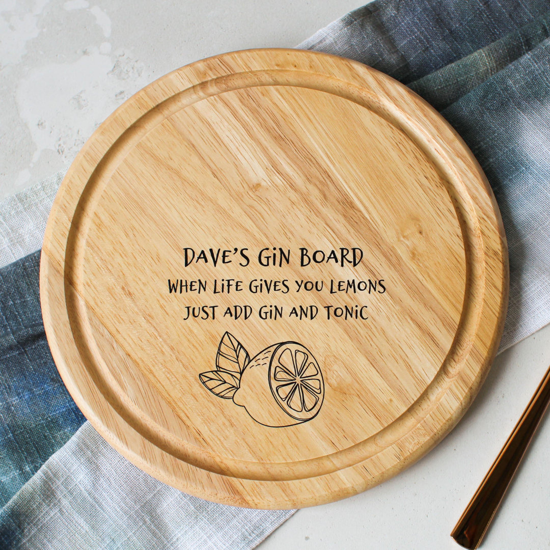 East Urban Home Jestina Wood Platter