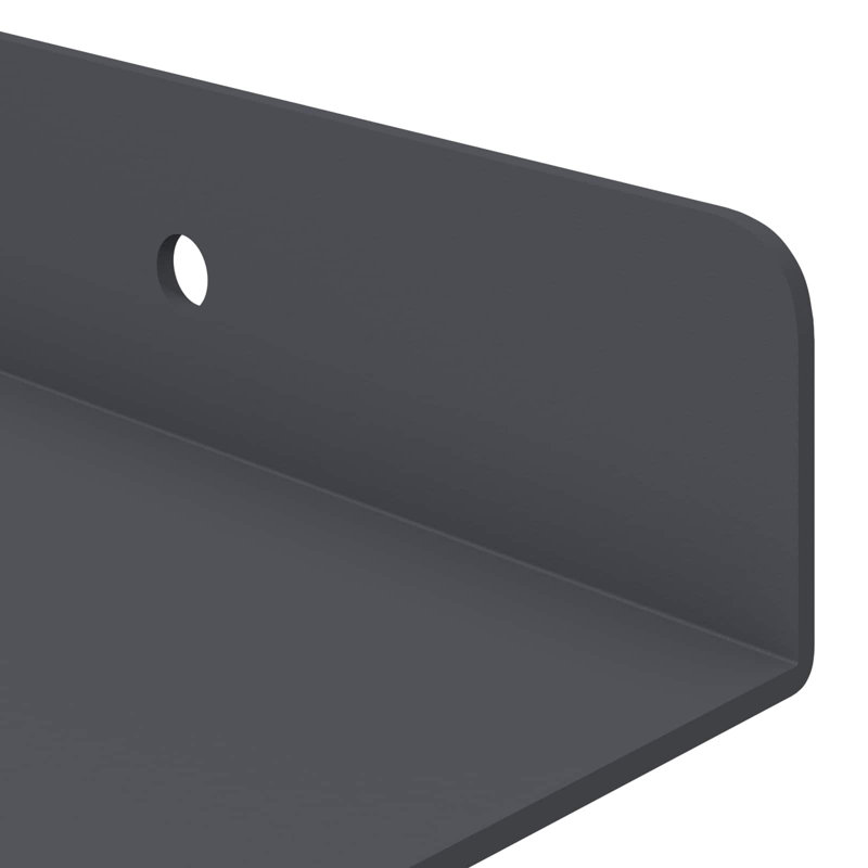 Steel Floating Shelf, Anthracite