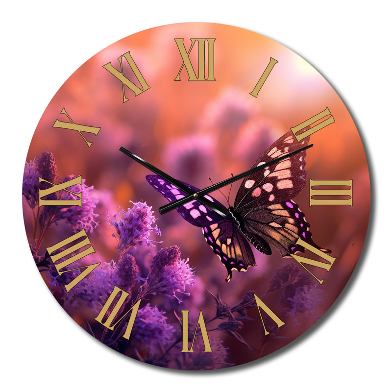 Horloge murale rose, Moyenne