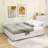 Tayson Full 2 Drawers Upholstered Daybed-129646080