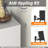 Modern 6 Drawer Dresser,White Dresser Set for Bedroom, 90 Inch Wide,Anti-Tip Design