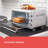 BLACK+DECKER Crisp 'N Bake Air Fry Toaster Oven, 8-Slice, 5 Cooking Functions, 60 Minute Timer, Stainless Steel