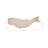 Modern Resin Whale Figurine Sculpture for Home Decor - Decorative Statue Accent for Desks, or Living Room Decoration - 16", White & Brown