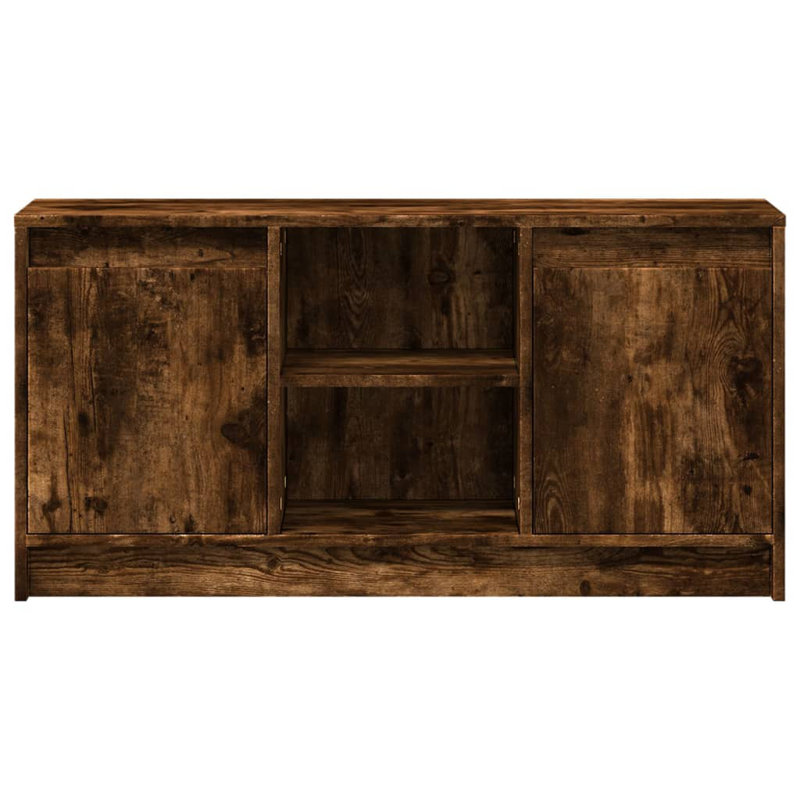 Cyarah Unfinished TV Stand, Smoked Oak, 100cm