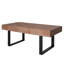 Table basse rustique en bois industriel, table basse en bois, table fabriquée à la main