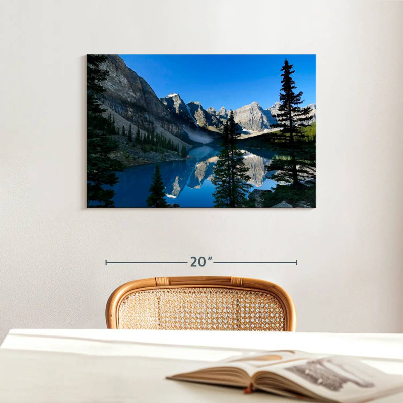 Alvord Peaceful Moraine Lake, H 16 po x l 24 po