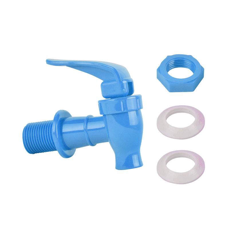 Wall Mount Laundry Faucet, Light Blue