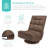 Trule Albanese Swiveling Floor Game Chair-1604055758