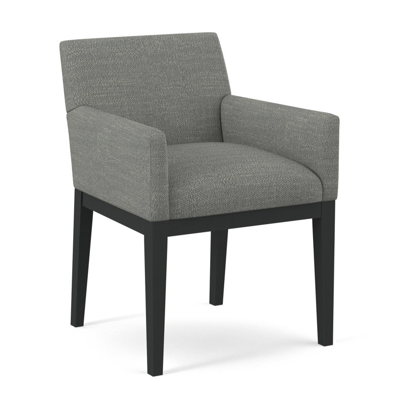 Upholstered Arm Chair, Black, 61512-87
