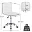 Fauteuil de bureau en cuir synthétique à dossier bas Correen-1942846027