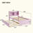 Bed With Trundle,Bookcase