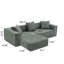 Canapé modulaire avec chaise longue en L-28241092