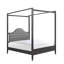 Canopy Bed With Upholstery Headboard-327084842