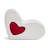 Toddler Chair,Comfy Cuddly Kids Chair with Heart-shaped Novel Design Pillow,Children's Chairs Toddler Furniture for Girls & Boys,White