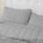 Ruched Grey Cotton Euro Sham-135988265