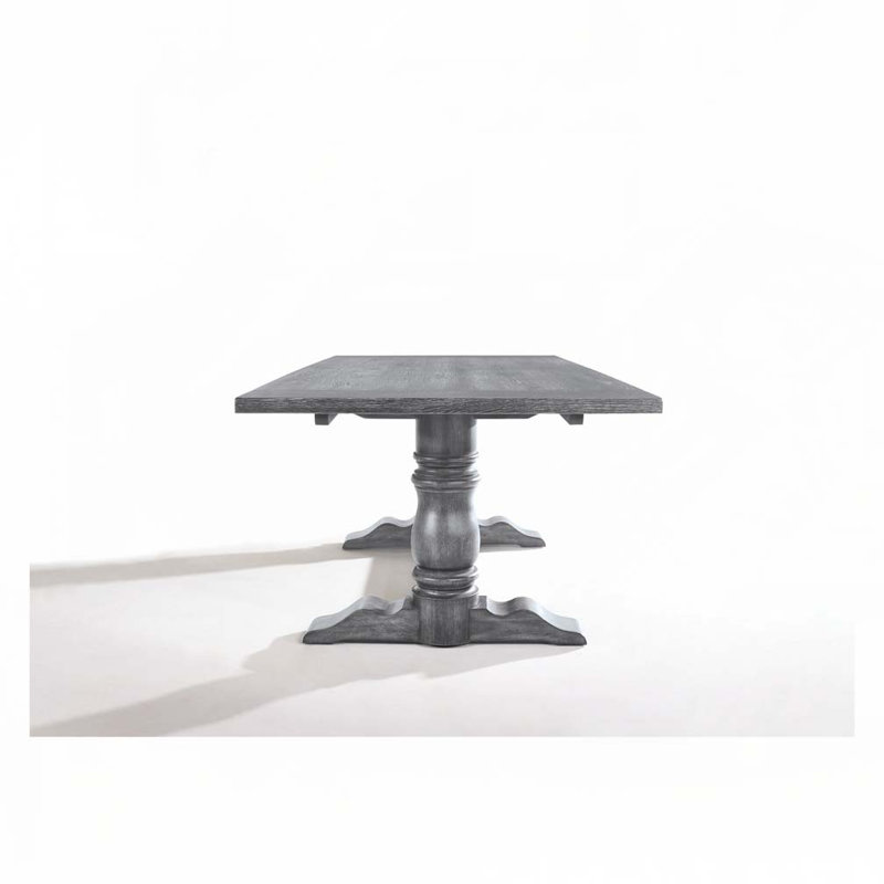Table de salle à manger à finition grise
