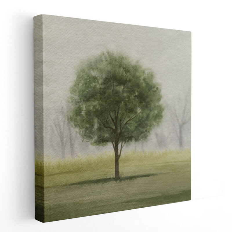 Awakening Tree I - reproduction d'art sur toile, H 12 po x l 12 po