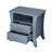 Nightstand With Top Open Compartment And 2 Drawers