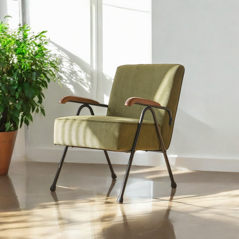 100% Polyester Upholstered Accent Side Chair