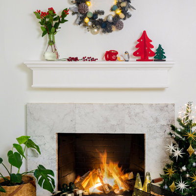 Aleezay Wood Mantel
