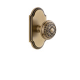 Grandeur Arc Plate Double Dummy with Windsor Door Knob