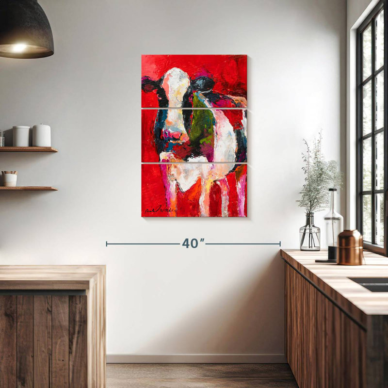 Brampt Cow V, 38" H x 24" W