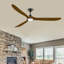 Ventilateur de plafond moderne avec lumière DEL-1959780143