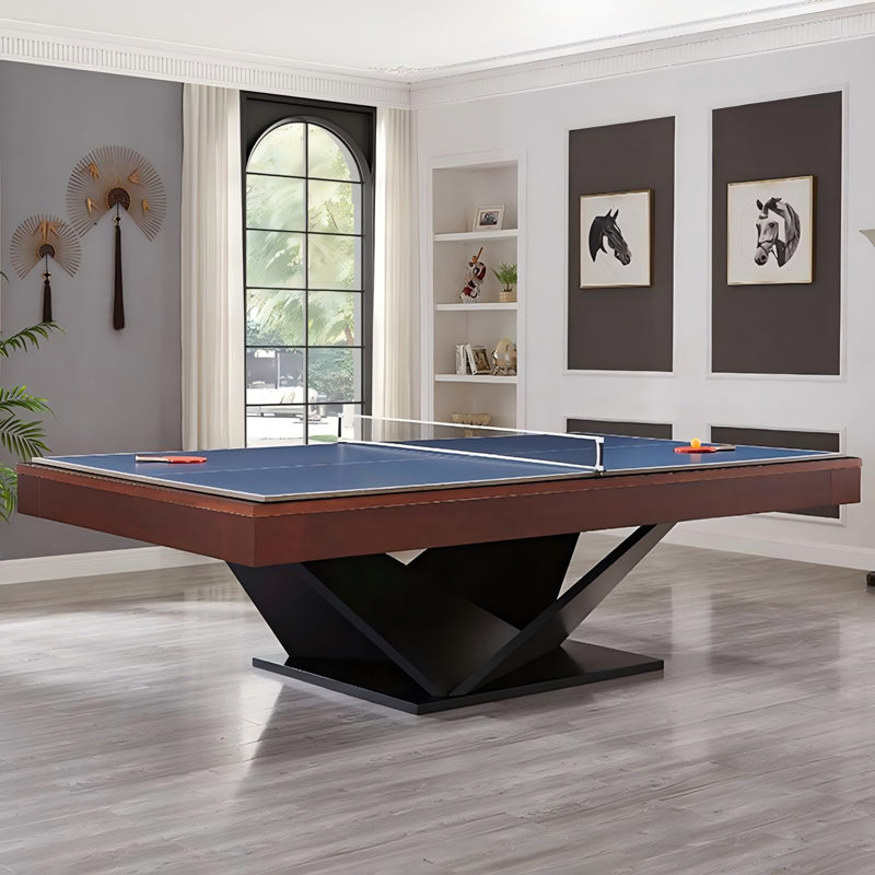 Solid Wood Multi-Function 3-in-1 Standard 7'Pool Table, 31.89" H x 90.16" W x 51.18" D