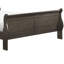 Grand lit traditionnel avec aspect teinté gris pour la chambre à coucher avec teinture, tête de lit et rails-35090584-35090590