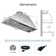 VIKIO 36" 900 CFM Convertible Insert Range Hood in Stainless Steel with 3-Speed