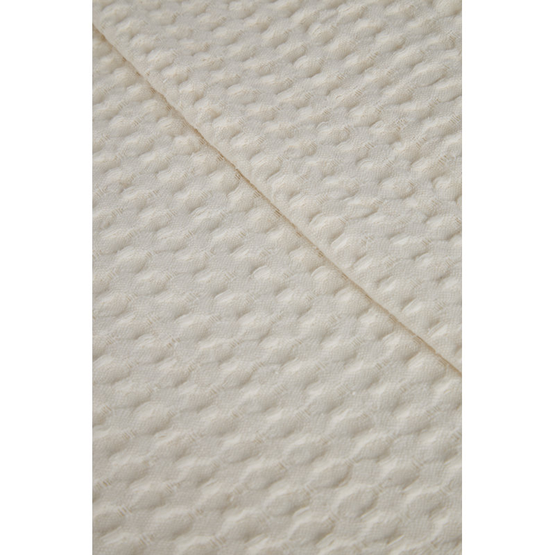 Zuma Waffle Blanket, Twin, Cream