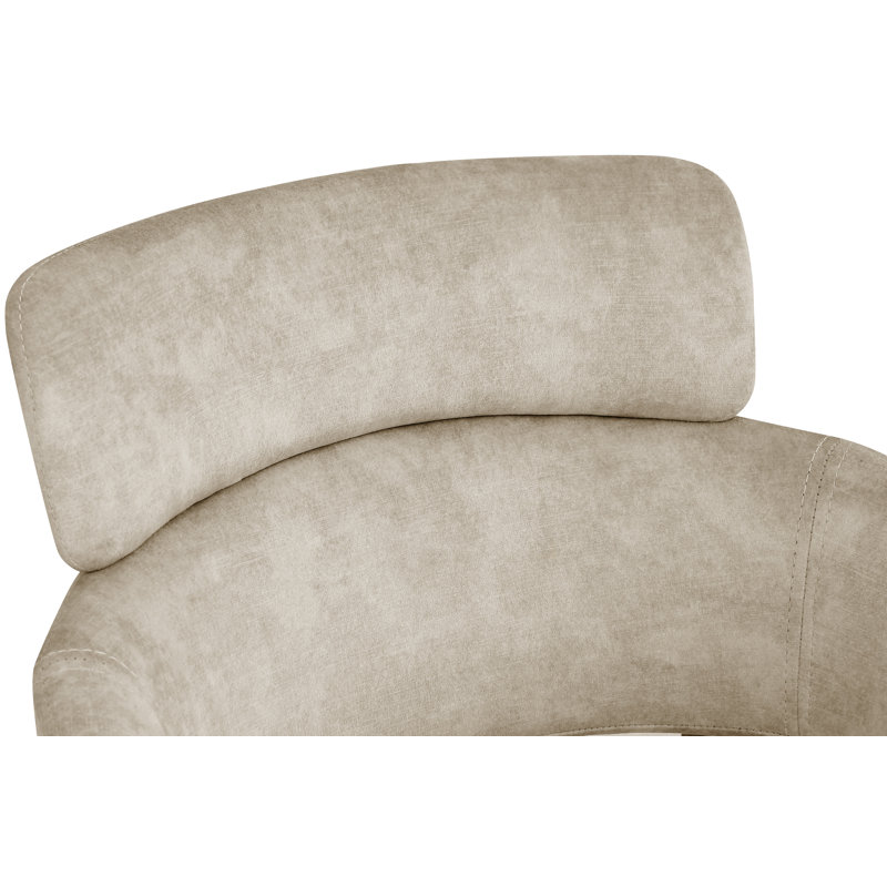 Yara Velvet Dining Chair, Stone Velvet