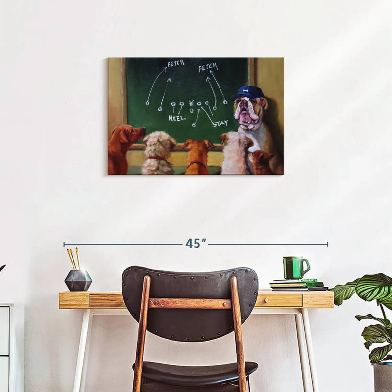 Game Plan, 20" H x 30" W