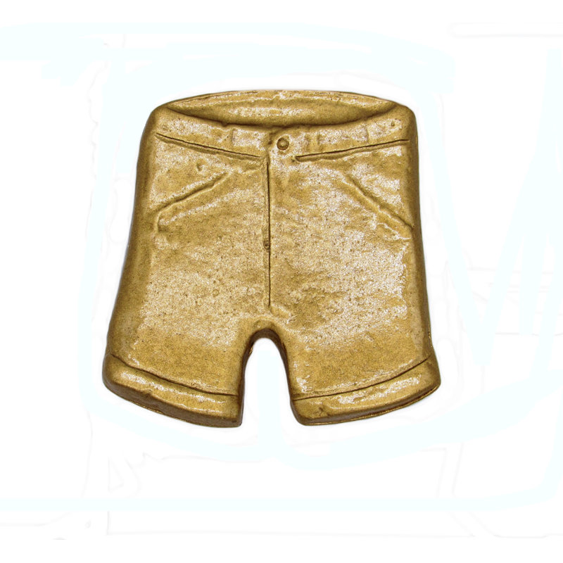 Poignée fantaisie surdimensionnée pour shorts de 7/4 po, Étain