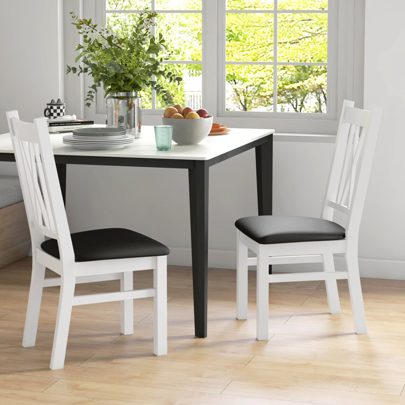 Chaise de salle à manger Donihoo, Blanc