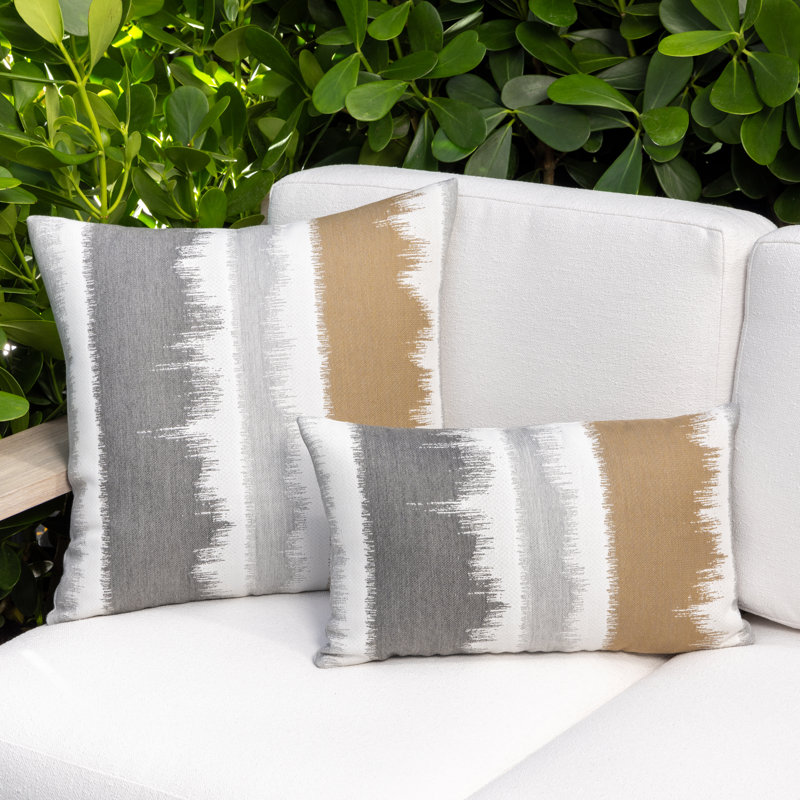 Murmur Outdoor Square Sunbrella® Pillow Cover & Insert, Camel