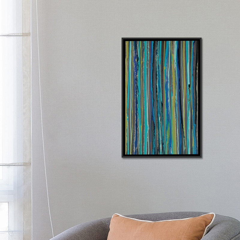 « peacock », reproduction sur toile, H 26 po x l 18 po x P 1,5 po, Toile avec cadre noir