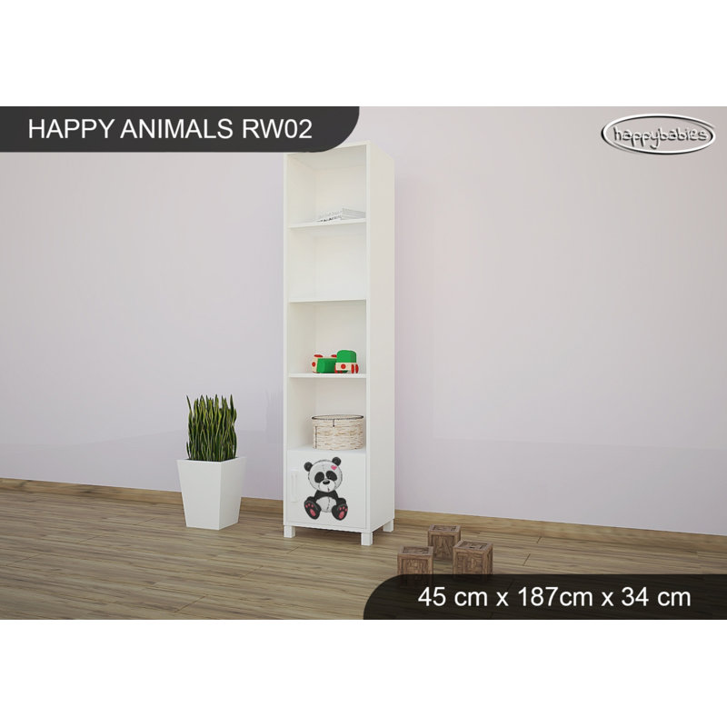 187cm H X 45cm W Cube Unit Kids Bookcase, White