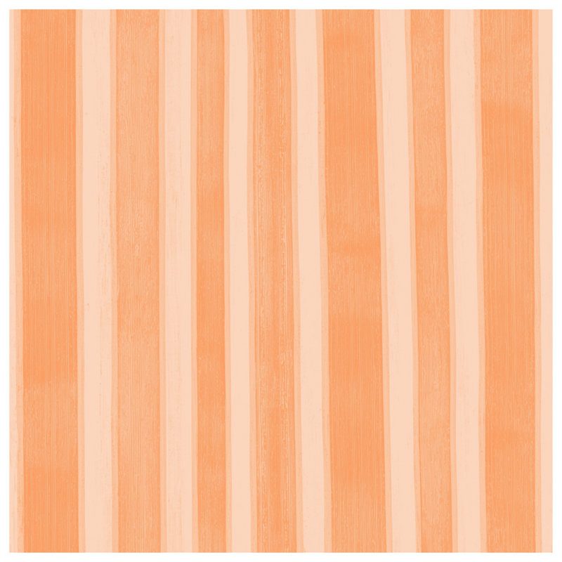 Coussins décoratifs à rayures verticales orange, 20 po x 20 po
