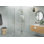 Halo 59 in. x 46 in. x 78 in. 90-degree Fully Frameless Glass Hinged Shower Enclosure