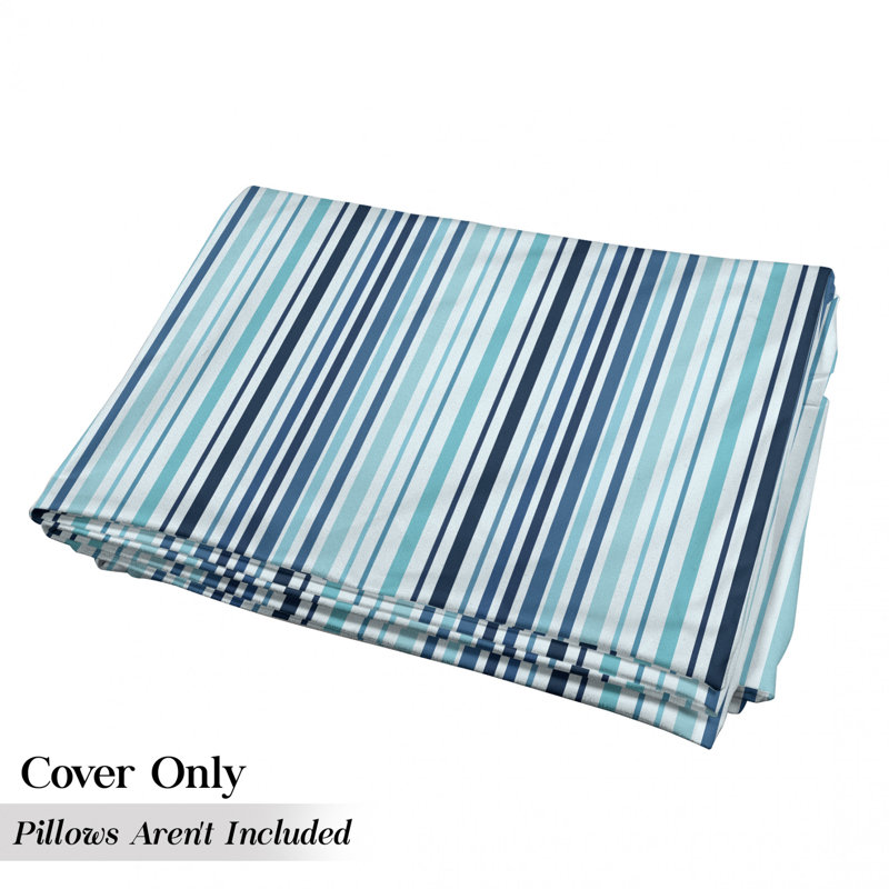 Housse de coussin d'extérieur Bands Lines, H 2 po x l 27 po x P 88 po