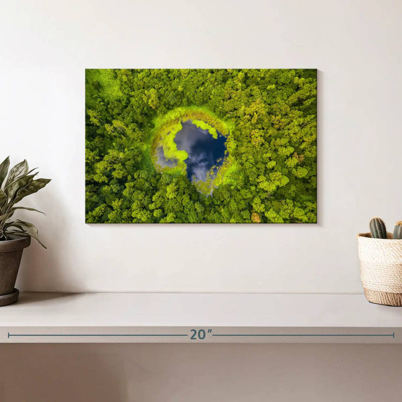 Jungle tropicale d'Alvord, île Maurice, H 8 po x l 12 po