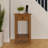 Alyria 1 Drawer End Side Telephone Table. Solid Oak. Fully Assembled. 2 Handle Styles Included: Polished Chrome or Burnished Brass