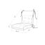 Coussin à dossier haut capitonné intérieur / extérieur Cassella-623790121
